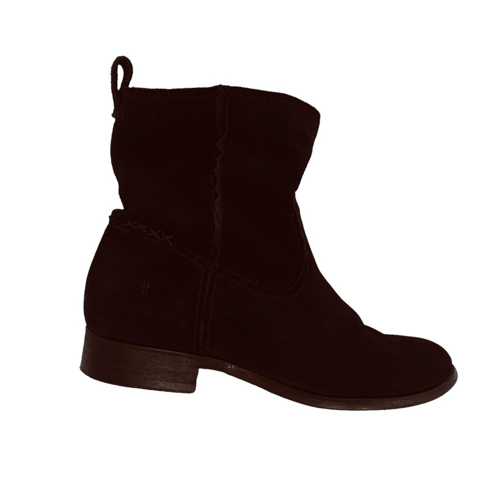 FRYE Short Slouch Suede Bootie - Picture 3 of 8
